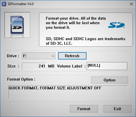 💾 SD Memory Card Formatter: formatea tus tarjetas de memoria