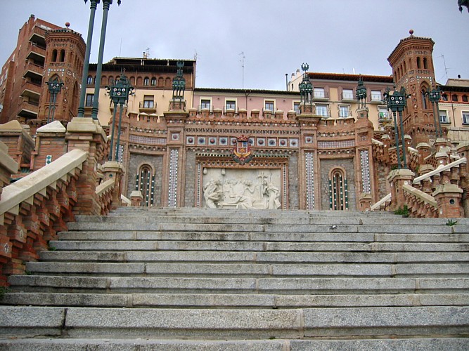 escalinata de teruel monumento que ver en Teruel