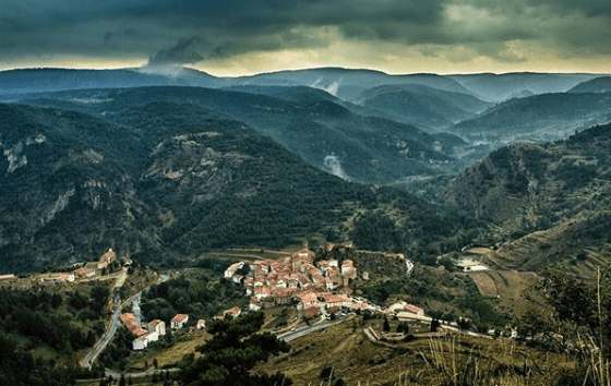 panorámica de Linares de Mora