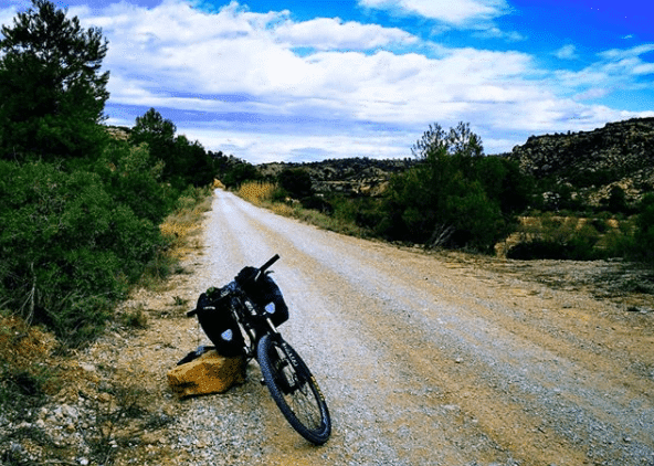 ruta btt en el bajo aragón