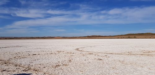 salada de Alcañiz sin agua