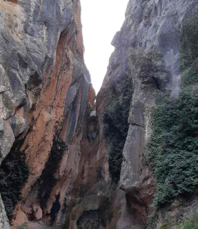 punto final excursión pozo del salto en Molinos