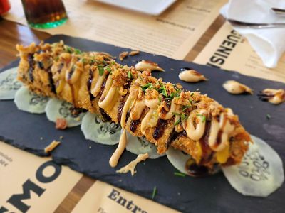 sushi de longaniza