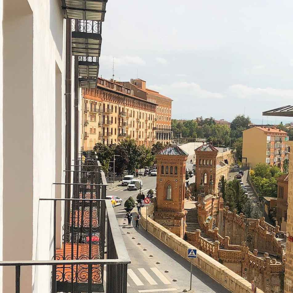 vistas desde el hotel reina cristina de teruel ciudad